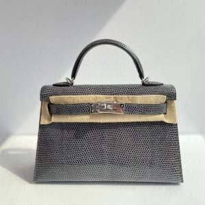Hermès Kelly  20 Ardoise 85 Lizard 2024 B