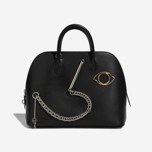 Hermès Bolide  30 Black 89 Lizard, Tadelakt 2019 D