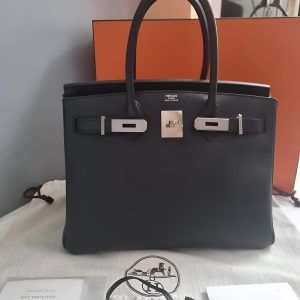 Hermès Birkin  30 Black 89 Epsom A