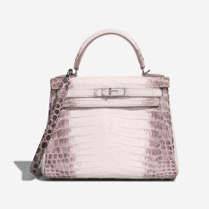 Hermès Kelly Himalaya 28 White 01 Niloticus Crocodile Matt 2014 R