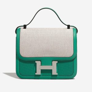 Hermès Constance  24 Vert Jade O6 Swift, Toile 2021 Z