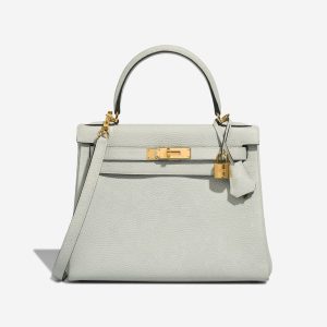 Hermès Kelly  28 Gris Neve 0W Clemence 2023 B