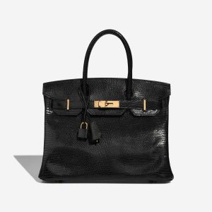 Hermès Birkin  30 Black 89 Salvator Lizard 2019 D
