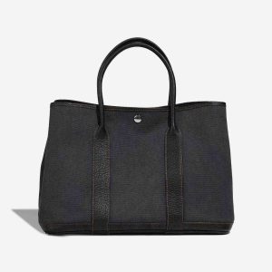 Hermès Garden Party  36 Black 89, Denim Fonce Negonda, Toile 2012 P
