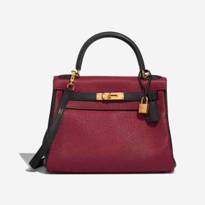 Hermès Kelly HSS 28 Black 89, Rouge Ruby B5 Togo 2016 X