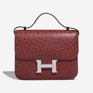 Hermès Constance  24 Rouge H 55 Ostrich 2000 D