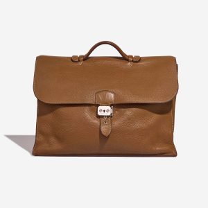 Hermès Sac A Depeches  40 Gold 37 Clemence 2002