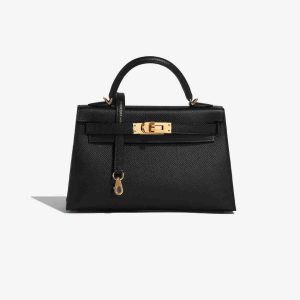Hermès Kelly Sellier 20 Black 89 Epsom 2023 B