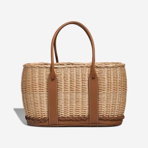 Hermès Garden Party Picnic 36 Beige 14, Fauve 34 Barenia, Osier 2021 Z