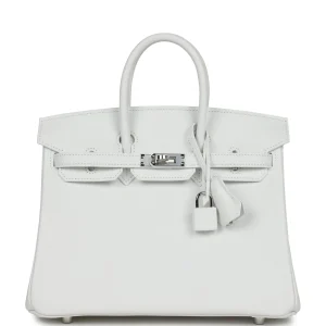 Hermès Birkin  25 New White 0U Swift W