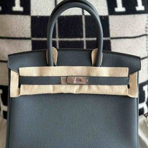 Hermès Birkin  30 Gris Misty H0 Togo W