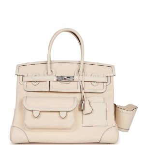 Hermès Birkin Cargo 35 Nata I2 Swift, Toile 2021 Z