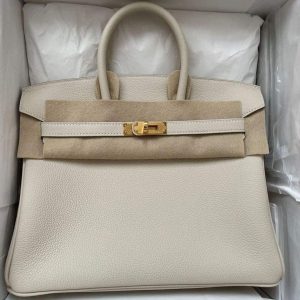 Hermès Birkin  25 Craie  10 Togo W