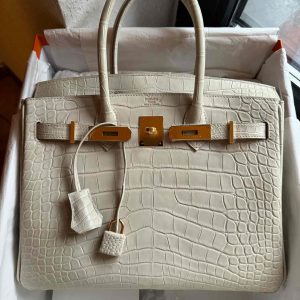 Hermès Birkin  30 Beton 8L Alligator Matt 2023 U