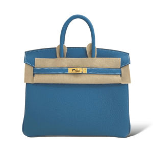 Hermès Birkin  25 Blue Jean  75 Togo W