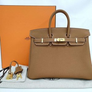 Hermès Birkin  25 Gold 37 Togo B