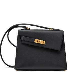Hermès Kelly Sellier & En Desordre 20 Black 89 Epsom W