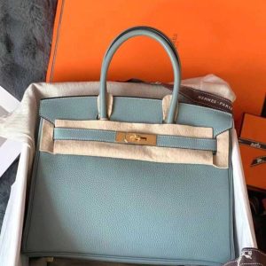 Hermès Birkin  30 Blue Ciel 7G Togo 2022 Y