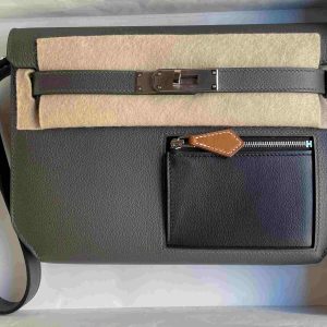 Hermès Kelly Depeche & Colormatic 25 Black 89, Fauve 34, Vert Gris C6 Barenia, Evercolor, Evergrain 2024 B