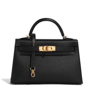 Hermès Kelly Sellier 20 Black 89 Epsom 2024 B