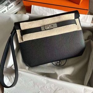 Hermès Kelly Sellier & Depeche Black 89 Epsom W