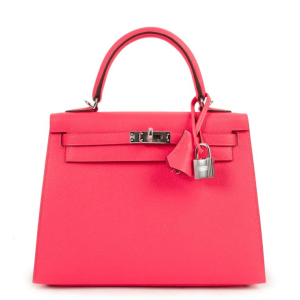 Hermès Kelly Sellier 25 Rose Extreme I6 Epsom 2024 W