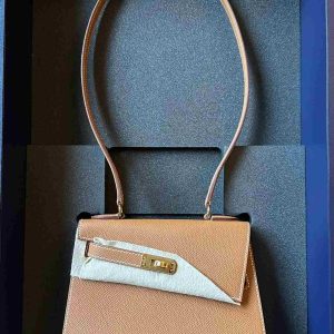 Hermès Kelly Sellier & En Desordre Gold 37 Epsom 2023 B