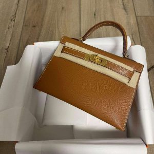 Hermès Kelly Sellier 20 Gold 37 Epsom 2024 W