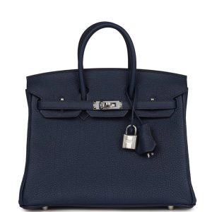 Hermès Birkin  25 Navy 7U Togo 2024 W