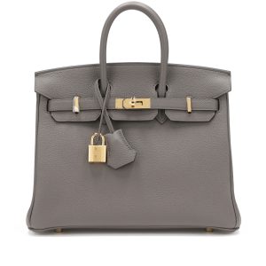 Hermès Birkin  25 Gris Etain 8F Togo 2021 Z