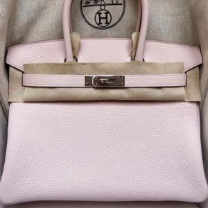 Hermès Birkin  30 Mauve Pale 09 Clemence B