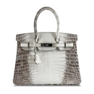 Hermès Birkin Himalaya 30 White 01 Niloticus Crocodile Matt 2024 B