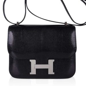 Hermès Constance  18 Black 89 Lizard B