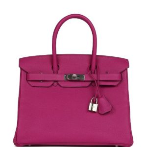 Hermès Birkin  30 Rose Poupre L3 Togo A