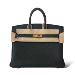 Hermès Birkin  25 Black 89 Togo W