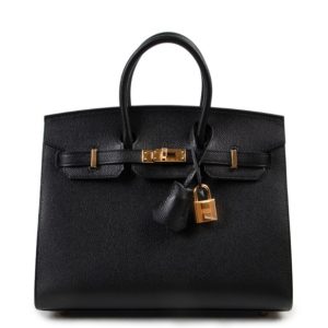 Hermès Birkin  25 Black 89 Epsom W