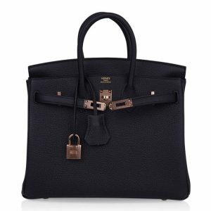 Hermès Birkin  25 Black 89 Togo 2023 B
