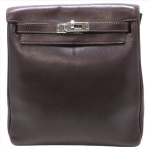 Hermès Kelly Backpack Ebene  46 Box