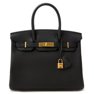 Hermès Birkin  30 Black 89 Togo B