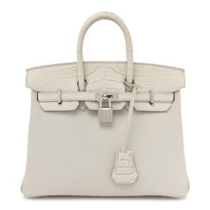 Hermès Birkin Touch 25 Beton 8L Alligator Matt, Togo 2024 B