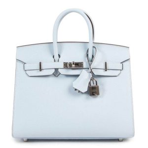 Hermès Birkin Sellier 25 Blue Brume T0 Epsom Y