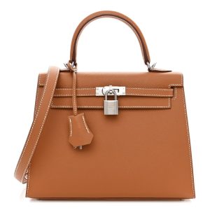 Hermès Kelly Sellier 25 Gold 37 Epsom C