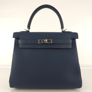 Hermès Kelly  25 Blue de Prusse  7P Togo B