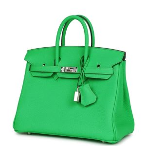 Hermès Birkin  25 Vert Comics 0Z Togo 2024 B