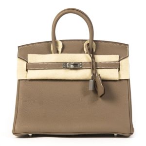 Hermès Birkin  25 Etoupe  18 Togo 2024 W