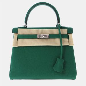 Hermès Kelly  25 Vert Vertigo U4 Togo 2024 W