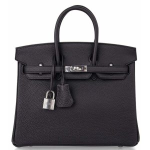 Hermès Birkin  25 Black 89 Togo 2024 W
