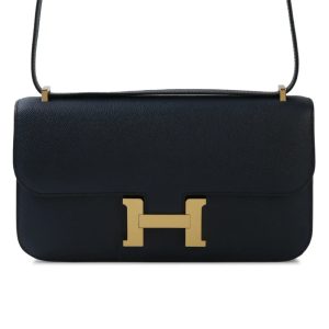 Hermès Constance Elan Blue Indigo 76 Epsom 2023 B