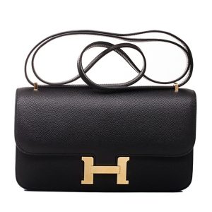 Hermès Constance Elan Black 89 Epsom 2024 W