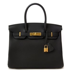 Hermès Birkin  30 Black 89 Togo A